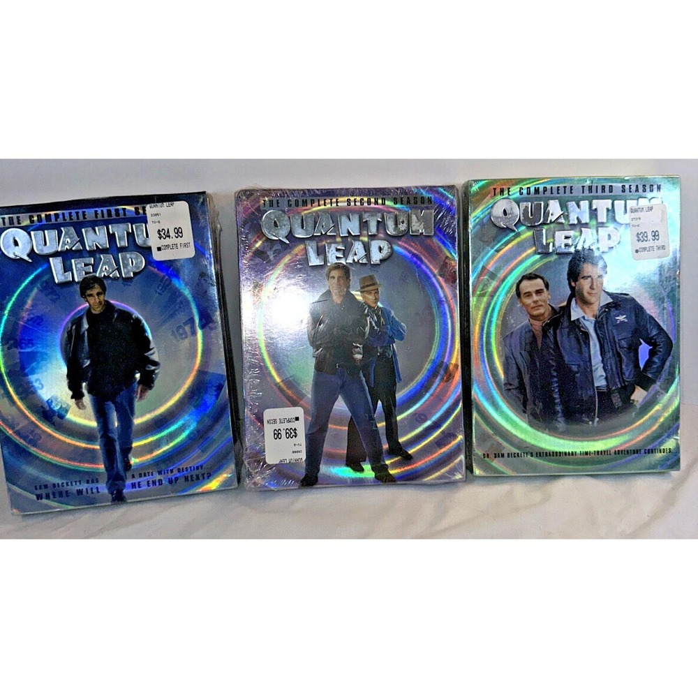 Quantum Leap DVD Box Set Seasons 1 2 3 Vtg Holographic Slipcase Brand New Sealed
